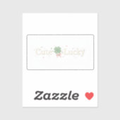 Lucky Coquette Aesthetic Bow Clover St Patrick シール (シート)