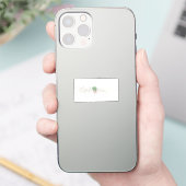 Lucky Coquette Aesthetic Bow Clover St Patrick シール (スマートフォン)