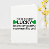 Lucky Customers Appreciation Card カード (黄色い花)