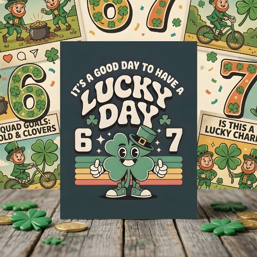 Lucky Day 67 Shamrock Kids Party Card シーズンカード