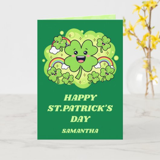 Lucky Day Joy St. Patrick’s Day Card カード (黄色い花)