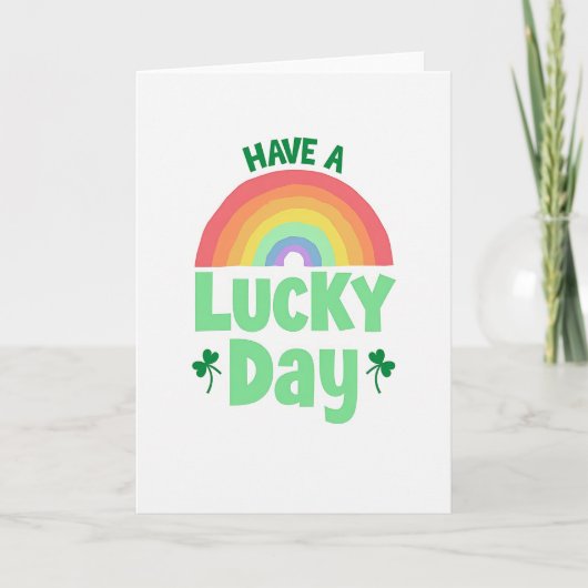 Lucky Day Rainbow Card カード (正面)