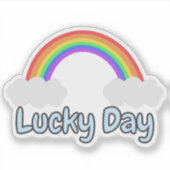 Lucky Day Rainbow St Patrick's Day シール (正面)