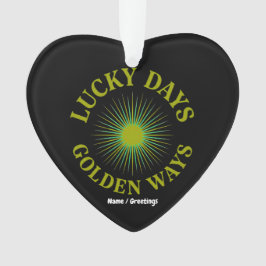 Lucky Days & Golden Ways Retro Sunburst Heritage  オーナメント