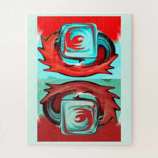 Lucky dice art ジグソーパズル (縦)