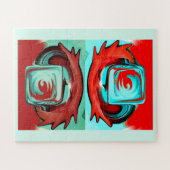 Lucky dice art ジグソーパズル (横)