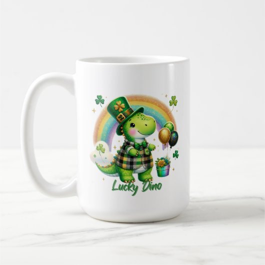 Lucky Dino コーヒーマグカップ (左)