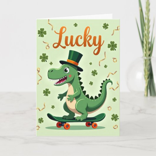 Lucky Dino Fun Time Card カード (正面)