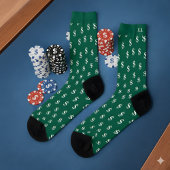 Lucky DollaPattern Socks with Monogram for Gamers  ソックス