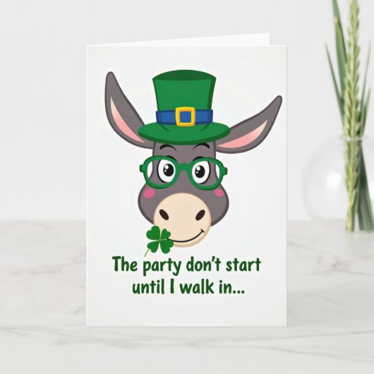 Lucky Donkey Party Card カード (正面)