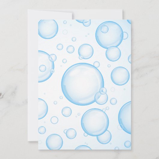 Lucky Duck Birthday Invitation Card for Kids 招待状 (裏面)