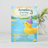 Lucky Duck Kid Birthday 招待状 (スタンド正面)