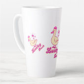 Lucky Duck women T-shirt Modern Design カフェラテマグ (左アングル)