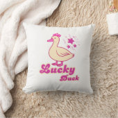 Lucky Duck women T-shirt Modern Design クッション (ブランケット)