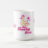 Lucky Duck women T-shirt Modern Design コーヒーマグカップ (中央)