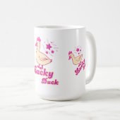 Lucky Duck women T-shirt Modern Design コーヒーマグカップ (正面右)