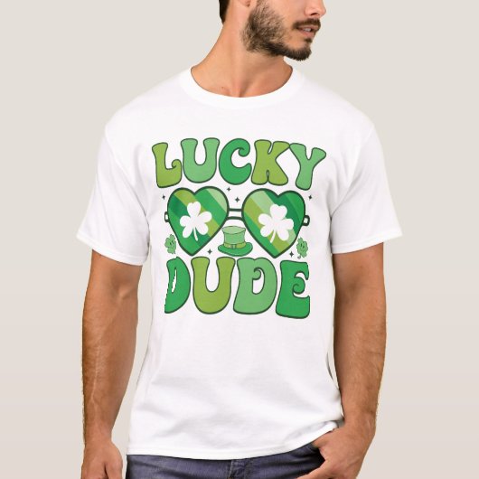 Lucky Dude St. Patrick’s Day Graphic Tee  Tシャツ (正面)