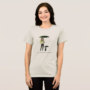 Lucky Duo - by インスパイア Luck Movie ガール&ブラック トライブレンドTシャツ