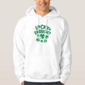 Lucky Enough? Fun St. Patrick's Day  Basic T-Shirt パーカ (正面)