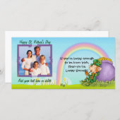 Lucky Enough Leprechaun – 写真カスタマイズの追加 (正面/裏面)