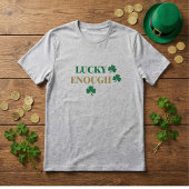 Lucky Enough Shamrock St. Patrick's Day Tシャツ