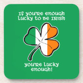 Lucky enough to be Irish コースター (正面)
