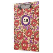 Lucky Eye Floral Pattern クリップボード (左)