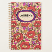 Lucky Eye Floral Pattern プランナー手帳 (正面)