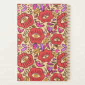 Lucky Eye Floral Pattern プランナー手帳 (裏面)