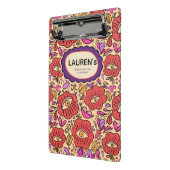 Lucky Eye Floral Pattern ミニクリップボード (アングル2)