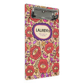 Lucky Eye Floral Pattern ミニクリップボード (アングル)