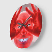 LUCKY FACE ラージ壁時計 (傾斜)