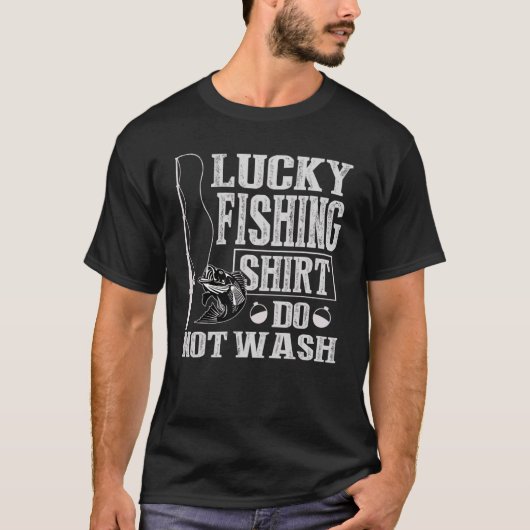 Lucky Fishing Do Not Wash Tシャツ (正面)