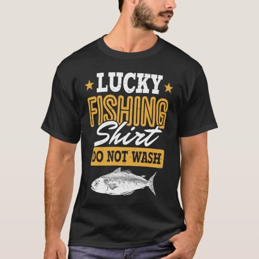 Lucky Fishing for Fish Hunter and Fisherman 13 Tシャツ (正面)