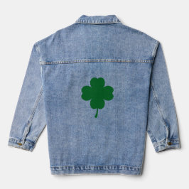 Lucky Four Leaf Clover Denim Jacket Charm デニムジャケット