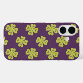 Lucky Four-Leaf Clover Pattern  Case-Mate iPhoneケース (裏面 (横))