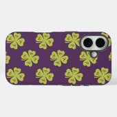 Lucky Four-Leaf Clover Pattern  Case-Mate iPhoneケース (裏面 (横))
