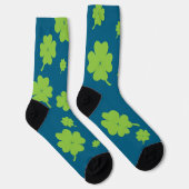 Lucky Four Leaf Clover socks St. Patty’s day ソックス (右)