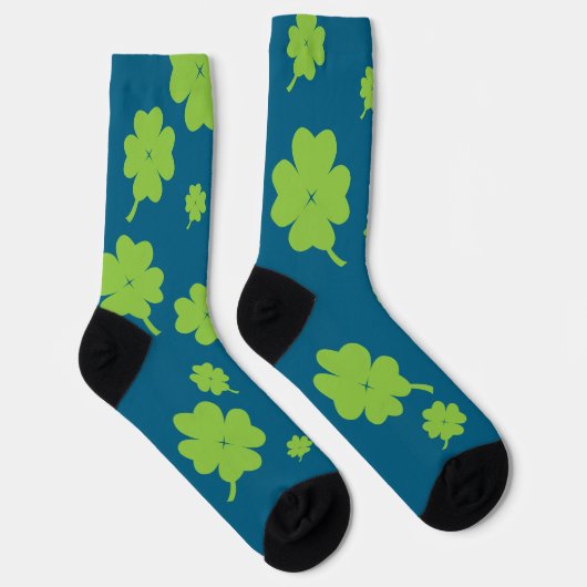 Lucky Four Leaf Clover socks St. Patty’s day ソックス (右)
