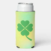 Lucky Four Leaf Shamrock Design-87906 スリム缶クーラー (Seltzer裏面)