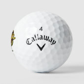 Lucky Frog Callaway Supersoft Golf Balls ゴルフボール (ロゴ)