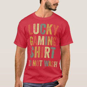 Lucky Gaming Do Not Wash おもしろい Gamerビデ遊オG Tシャツ