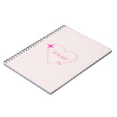 Lucky Girl Era Carnet rose ノートブック (左側)