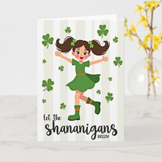 Lucky Girl Fun Time Card カード (黄色い花)