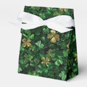 Lucky Gold and Green Shamrock Party フェイバーボックス (正面サイド)