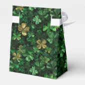 Lucky Gold and Green Shamrock Party フェイバーボックス (裏面サイド)