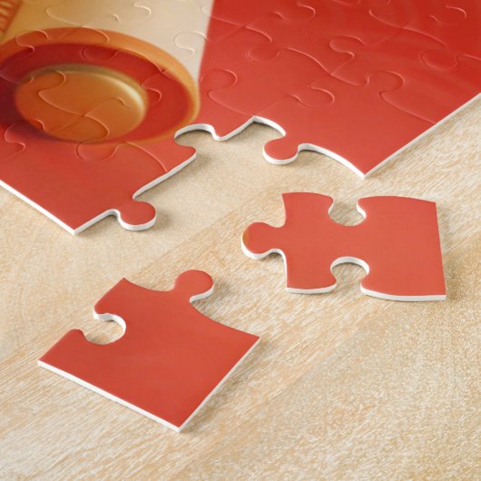 Lucky Golden Cloud Horse Puzzle ジグソーパズル (側面)