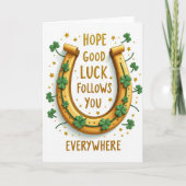 Lucky Golden Horseshoe Card カード (正面)