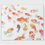 Lucky Goldfish Wrapping Paper ラッピングペーパー (フラット)