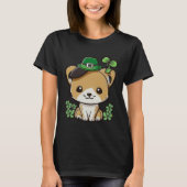 Lucky Green Proud Irish St Patricks Day Cat 1 Tシャツ (正面)